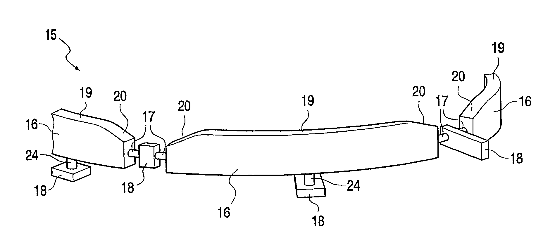 Guide, assembled guide and device for conditioning products displaceable along a guide track