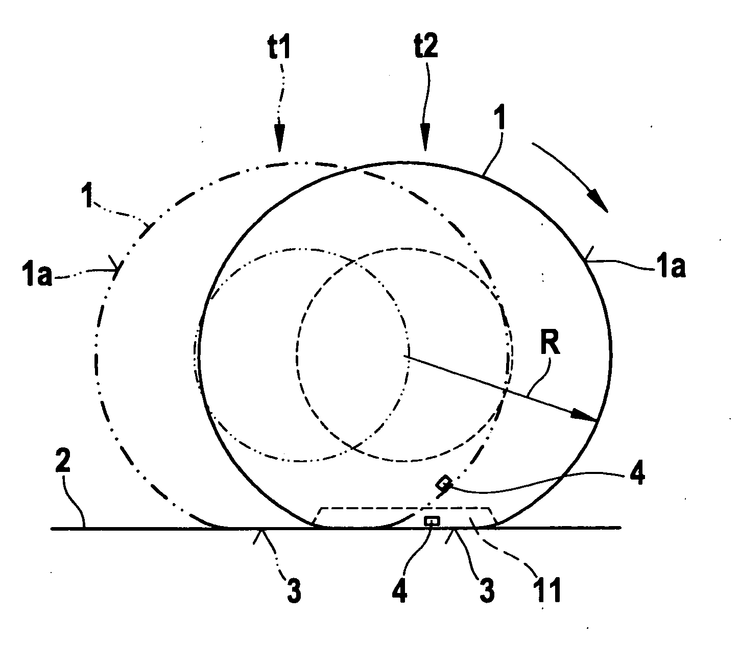 Power-generating unit for a tire sensor module