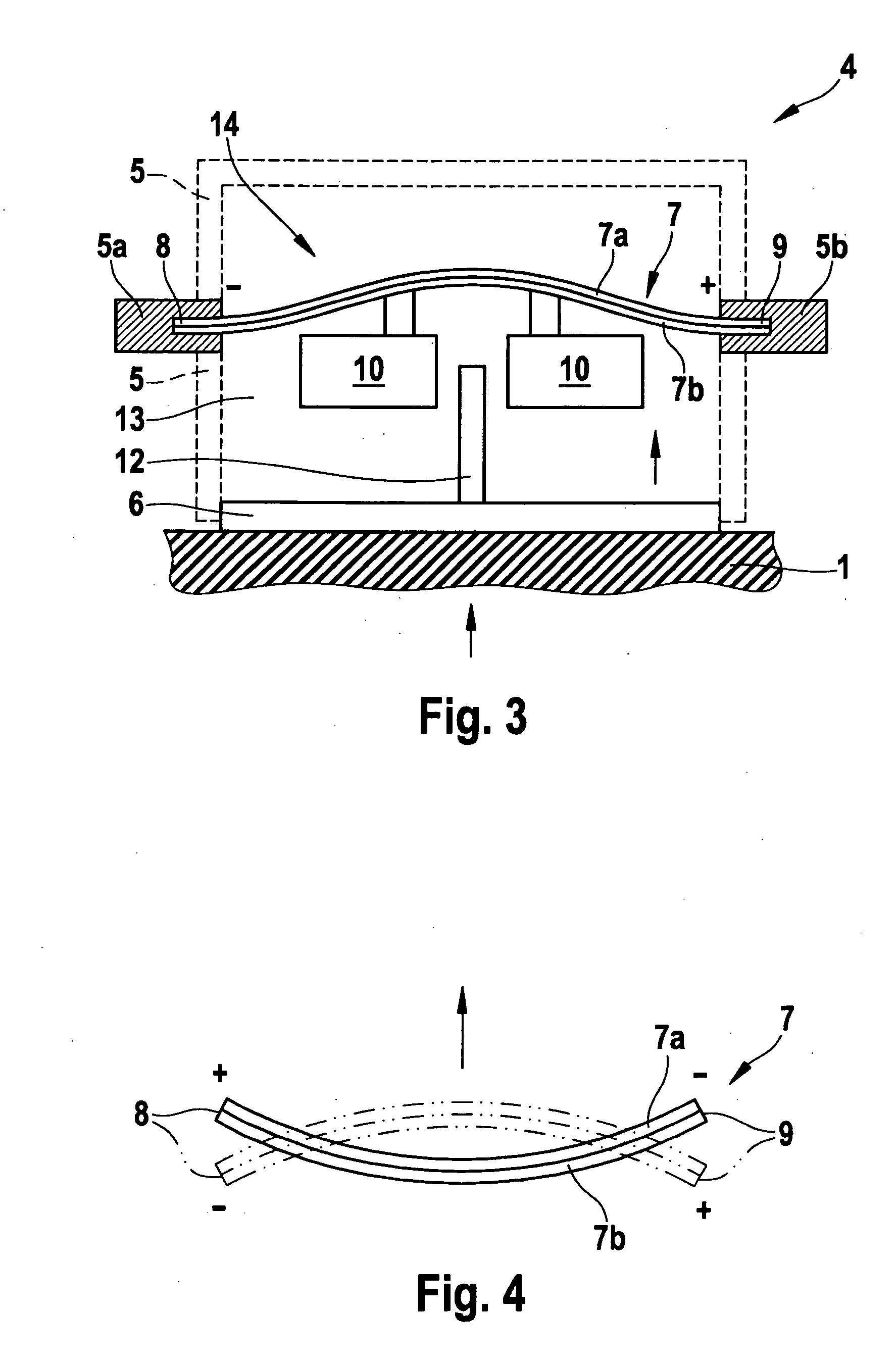 Power-generating unit for a tire sensor module