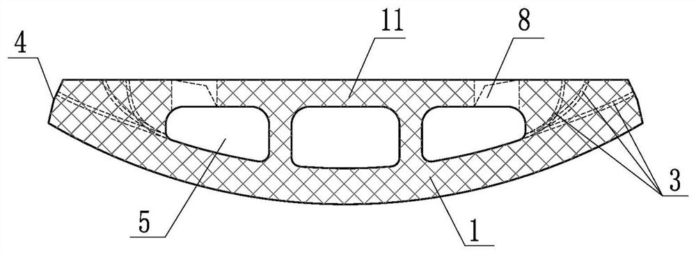 Tunnel assembly type inverted arch precast block structure