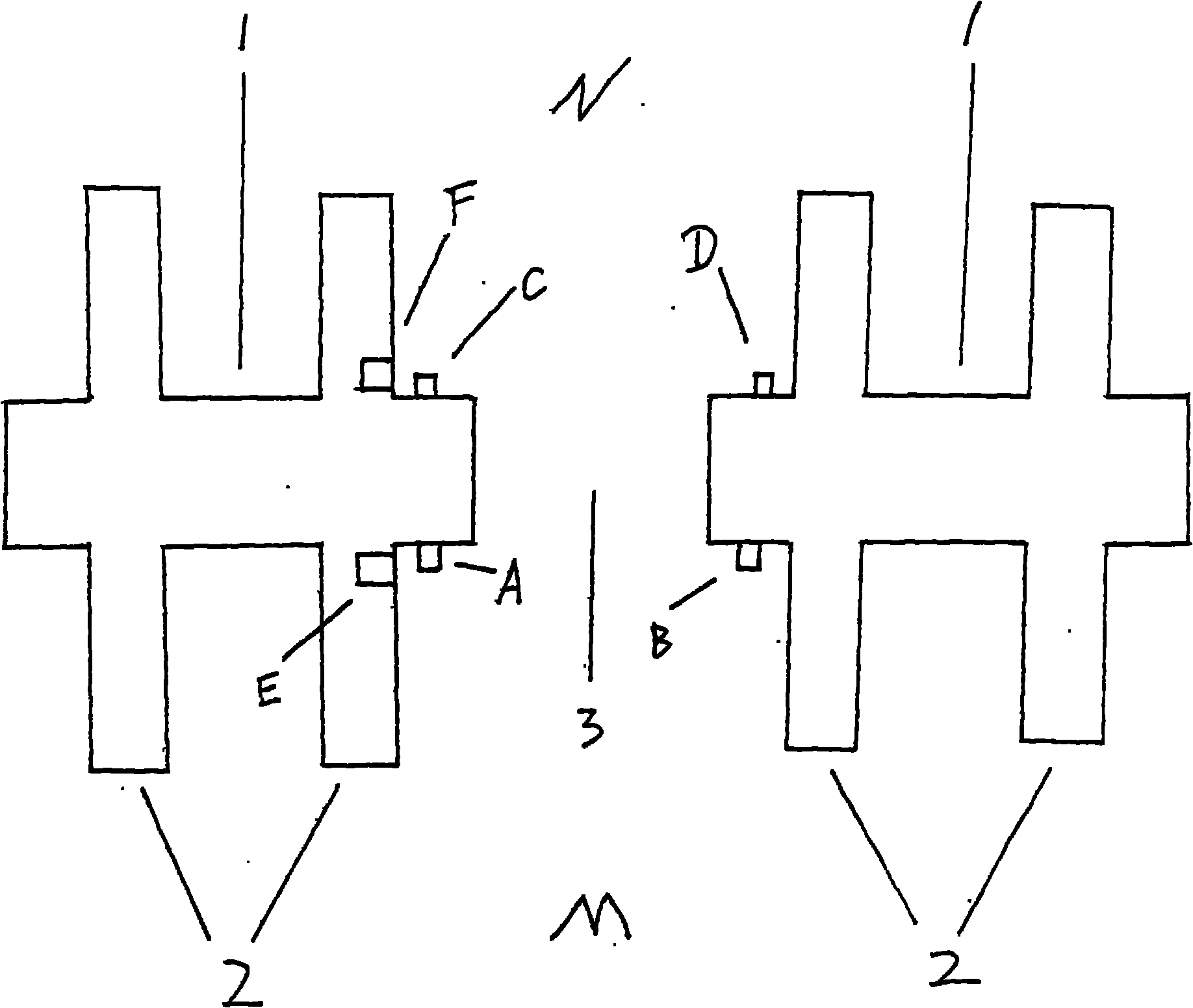 A series of anti-wave design for seaports or harbours