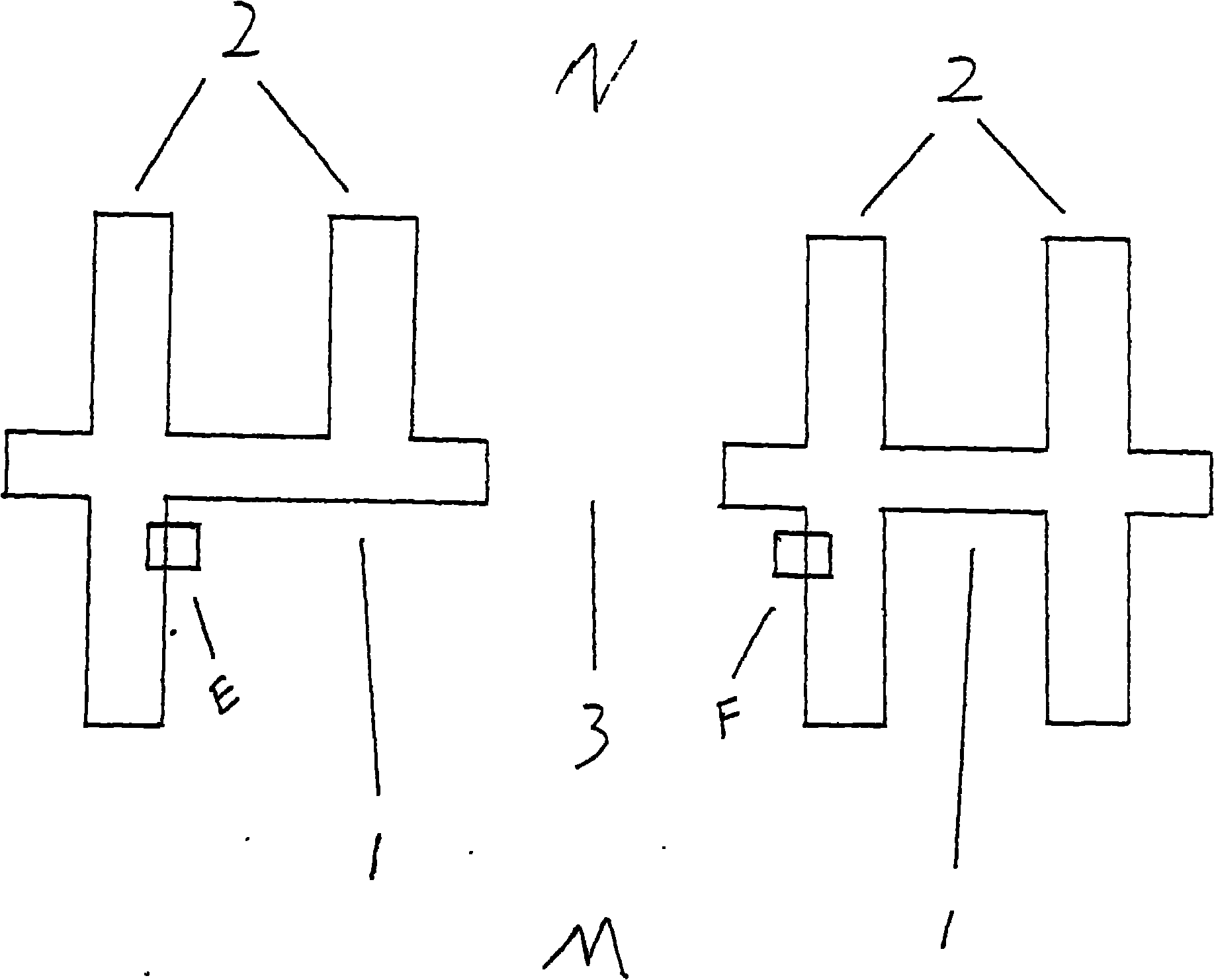 A series of anti-wave design for seaports or harbours