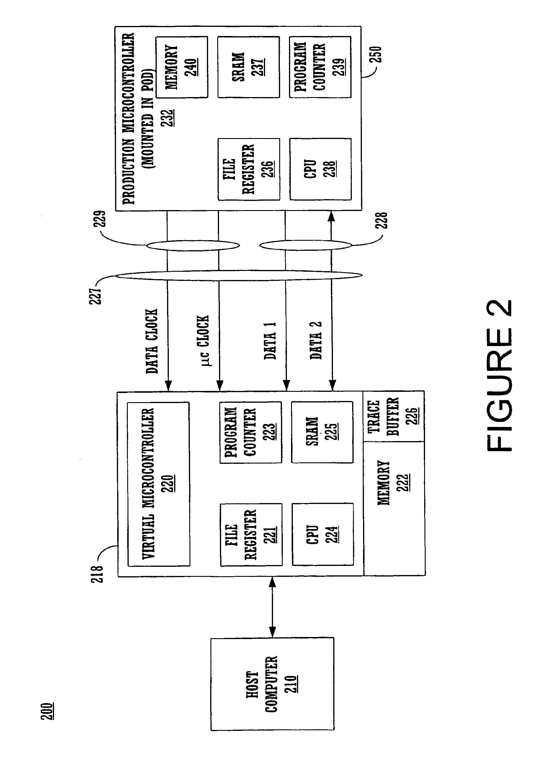 System and a method for checking lock step consistency between an in circuit emulation and a microcontroller while debugging process is in progress