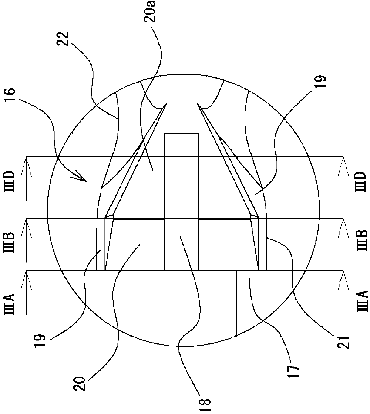 Press-fit terminal, connector and press-fit connector continuous body employing same, and wound press-fit connector continuous body