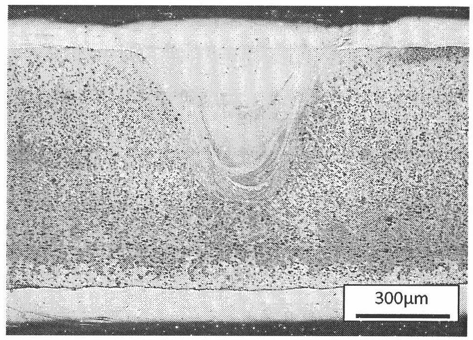 Laser welding method for thin stainless steel composite plate