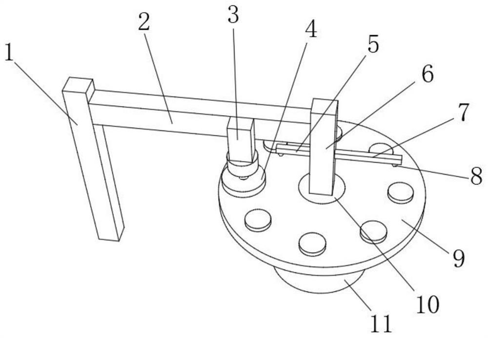 Automatic feeding system for numerical control vertical grinding machine