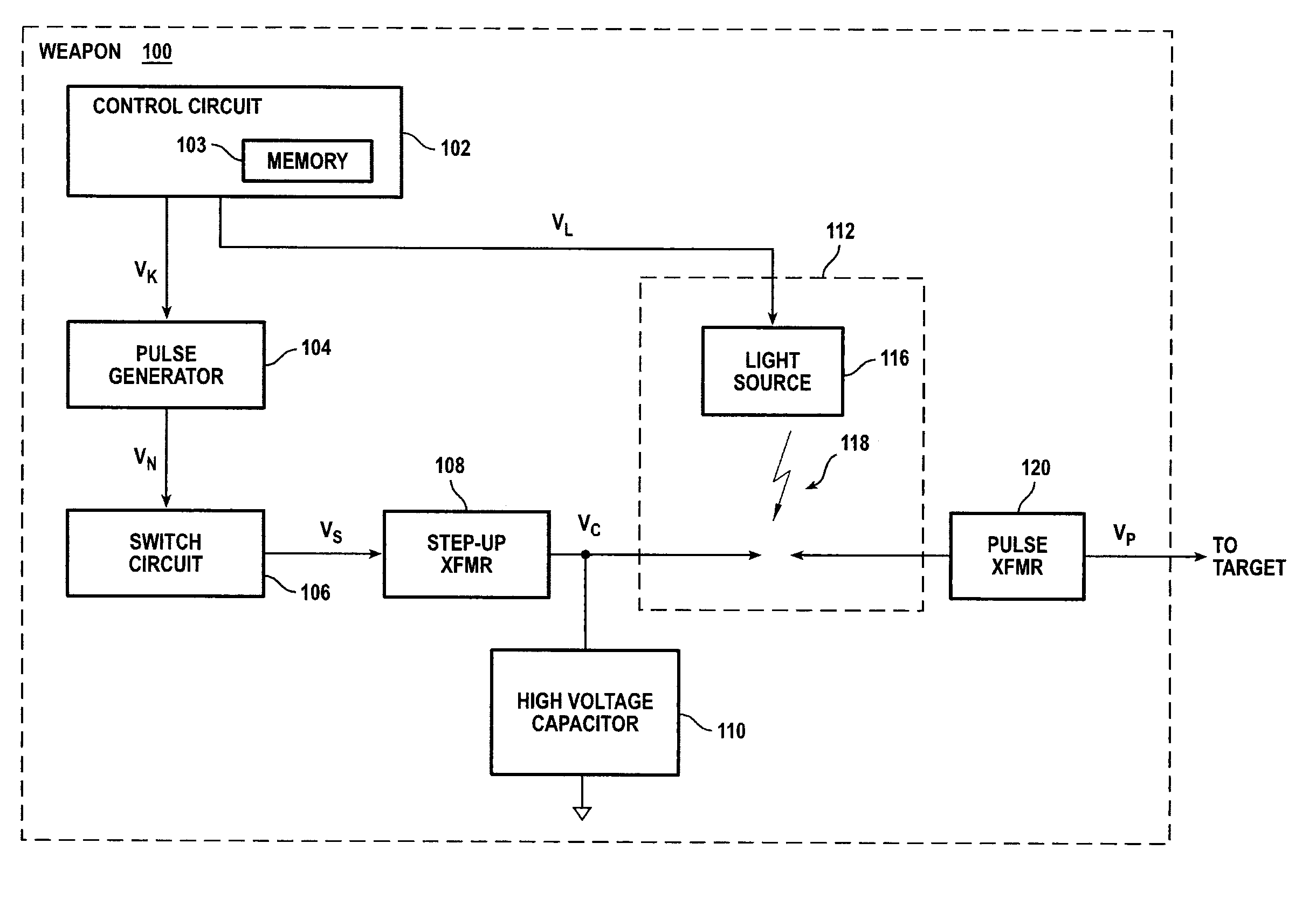 Systems and methods for illuminating a spark gap in an electric discharge weapon