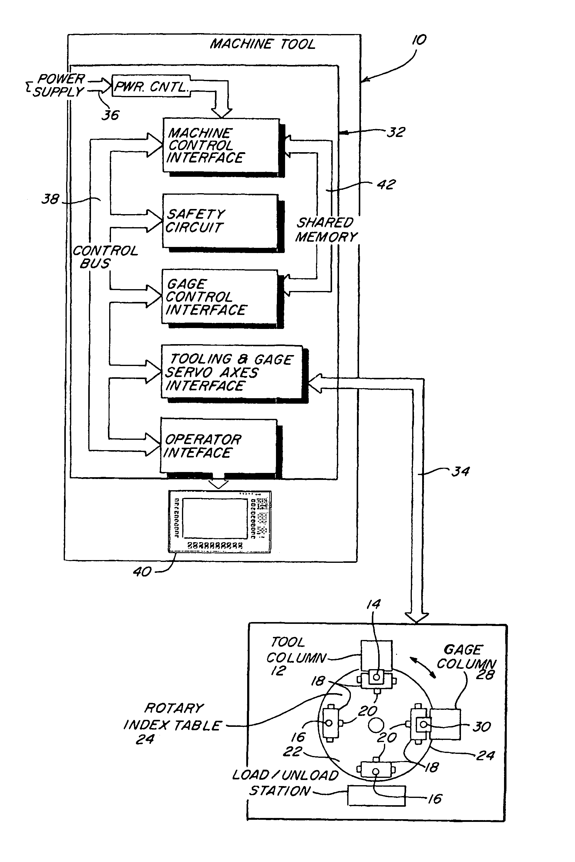 Automatic bore size control by completely integrating an air gage system into the machine control