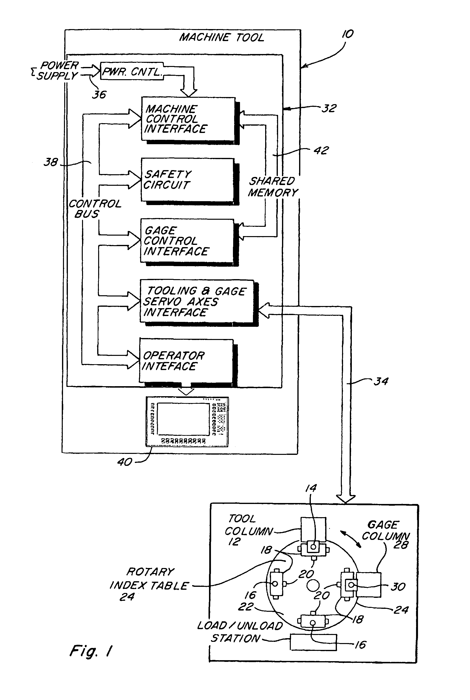 Automatic bore size control by completely integrating an air gage system into the machine control