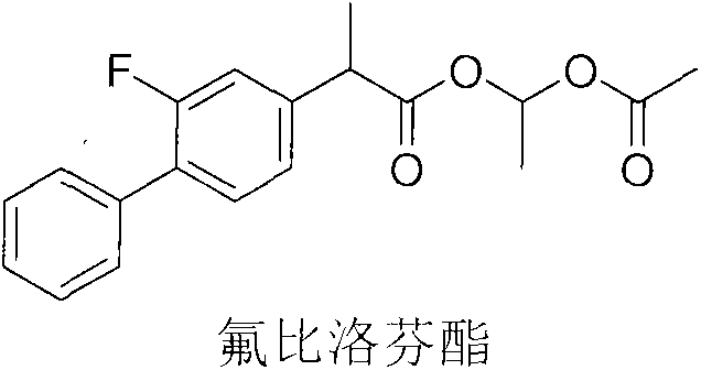 Flurbiprofen axetil pharmaceutical composition for relieving fever