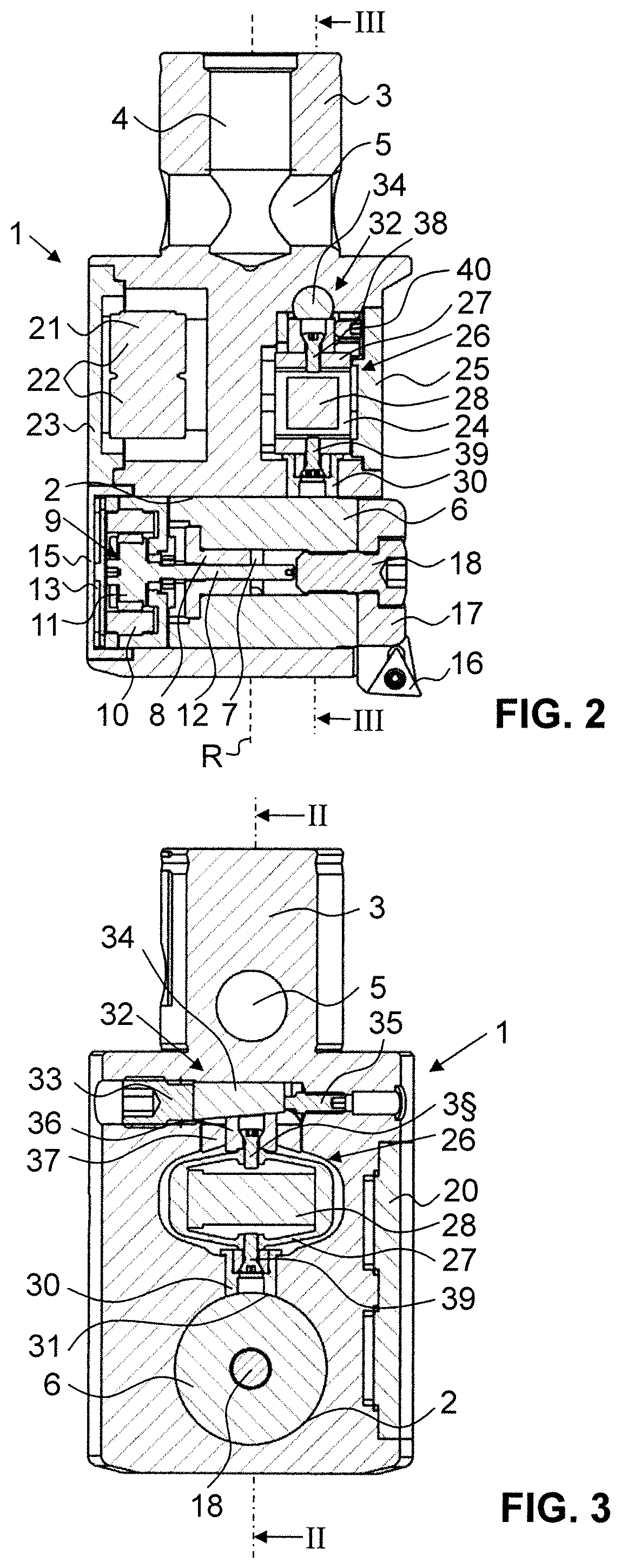 Boring Head With A Mechanism For Clamping A Displaceable Tool Carrier