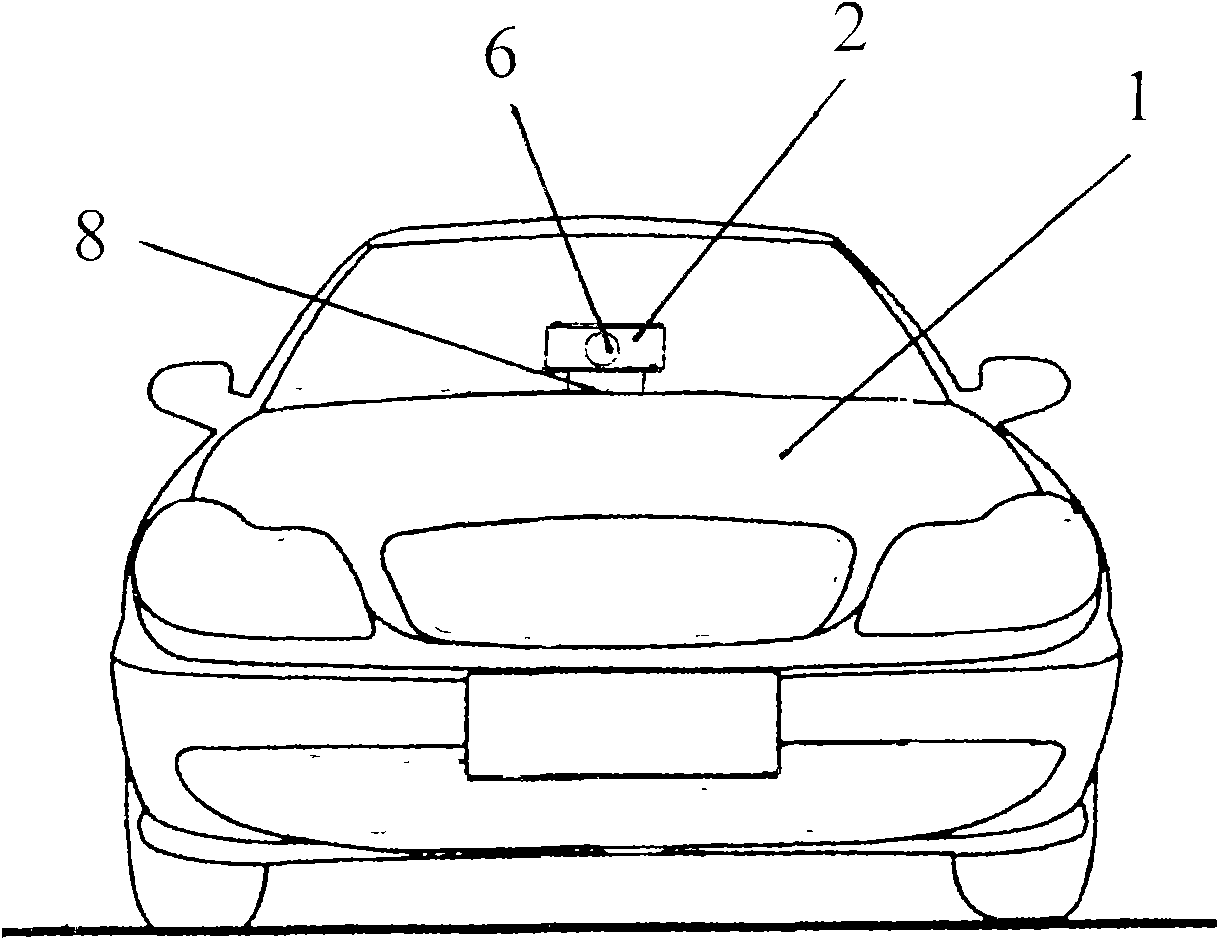 Riding vehicle digital cinema projection viewing device