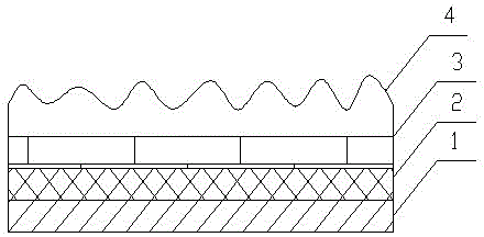 Artificial leather with water resistance, skid resistance and radiation protection