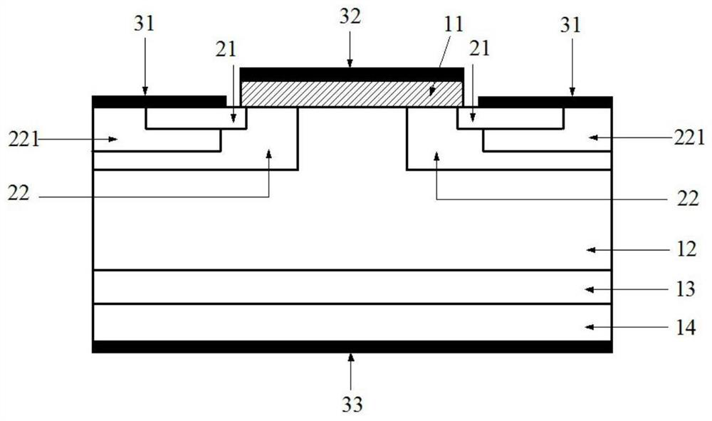 A kind of mosfet that improves UIS avalanche tolerance and preparation method thereof