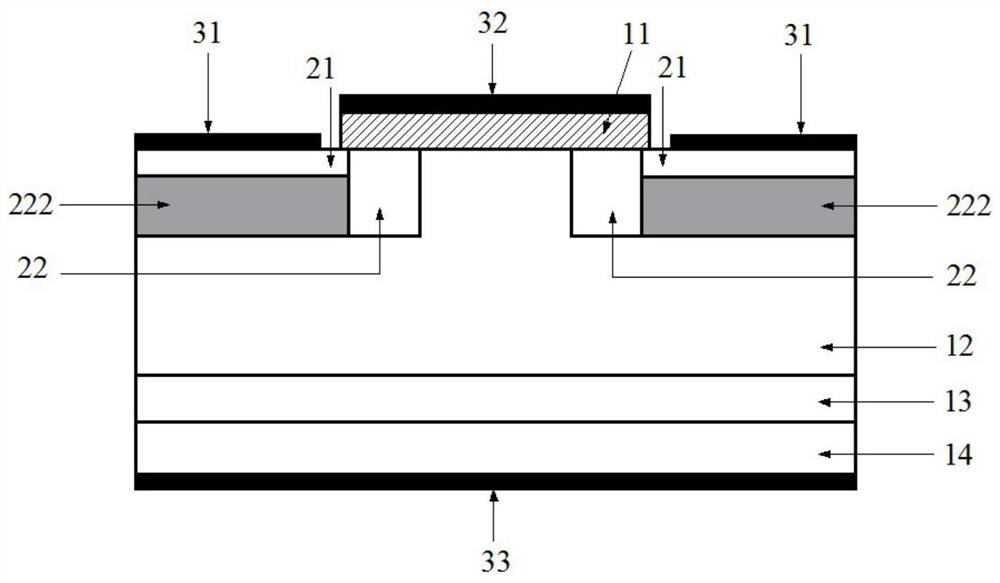 A kind of mosfet that improves UIS avalanche tolerance and preparation method thereof