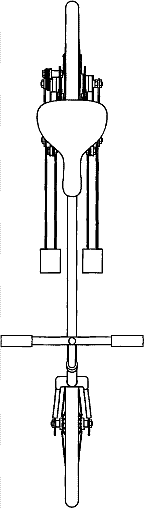 Lever reciprocating driving mechanism and bicycle comprising same