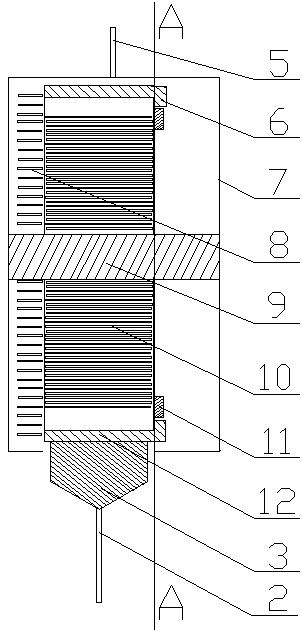 Device for switching false urgent accelerator operation into emergency braking during emergency state of vehicle