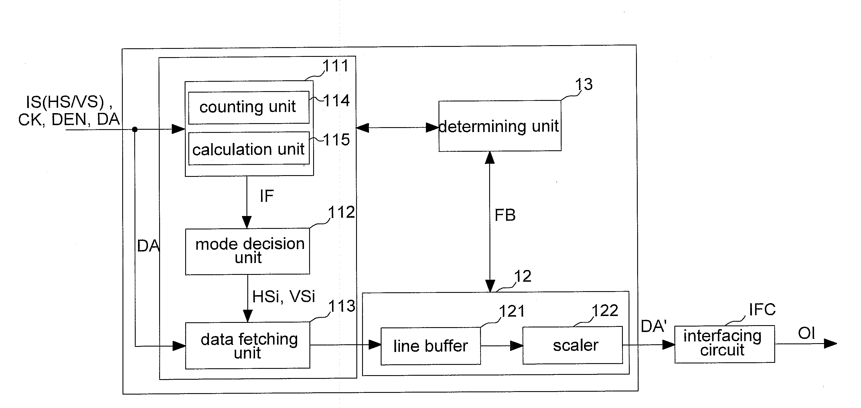 Mode detecting circuit and method thereof