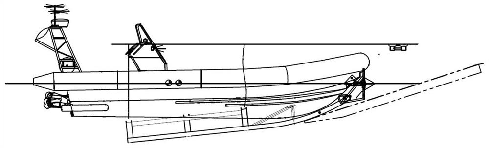 Shipborne boat swing rod type catching and releasing device, shipborne boat and mother boat