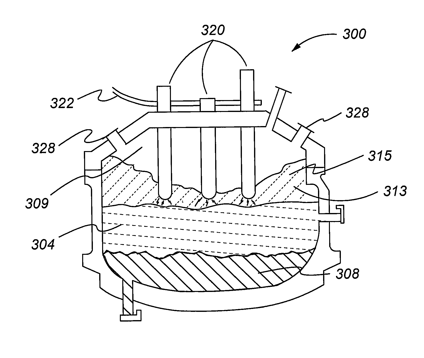 Process for recovering platinum group metals using reductants