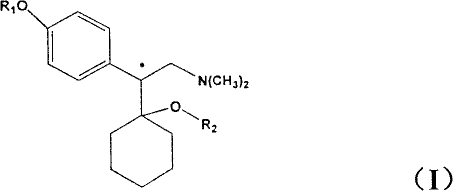 Medicine precursor containing long chain fatty acyl group substituted venlafaxine and its prepn and use