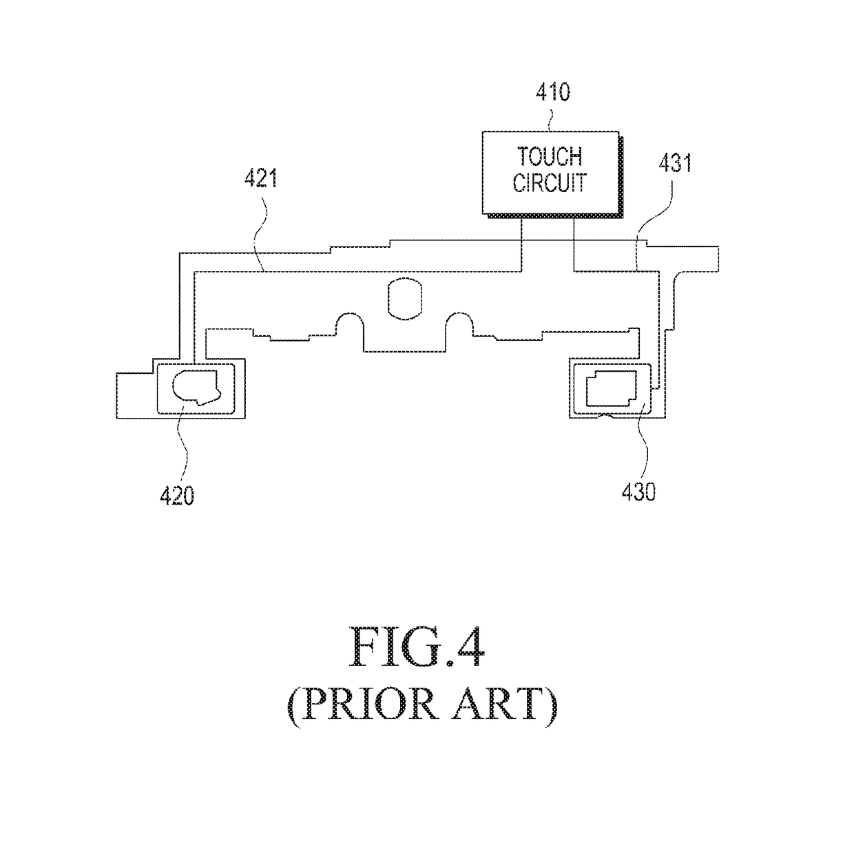 Electronic device and method of determining touch in electronic device