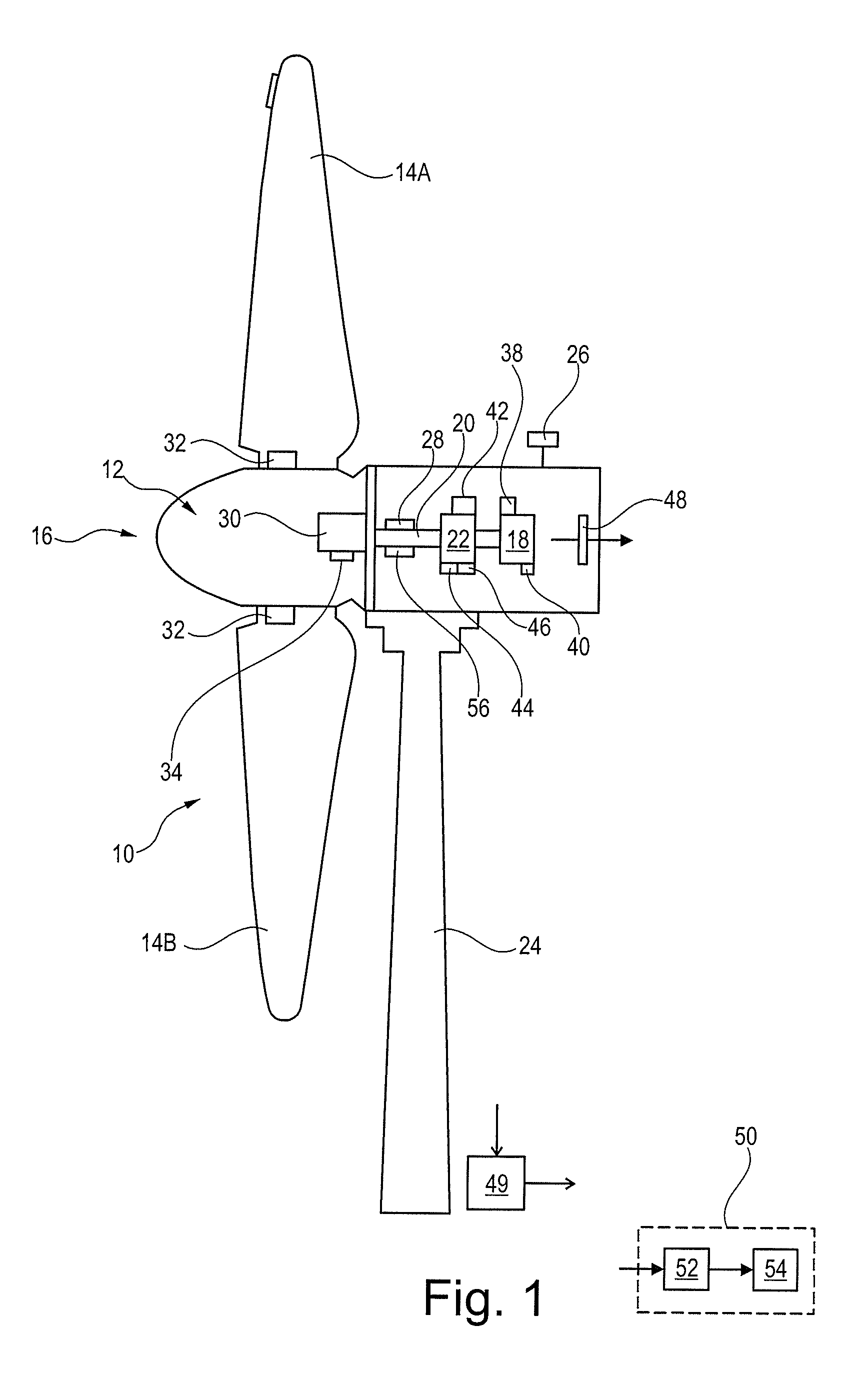 Method for monitoring of rotating machines