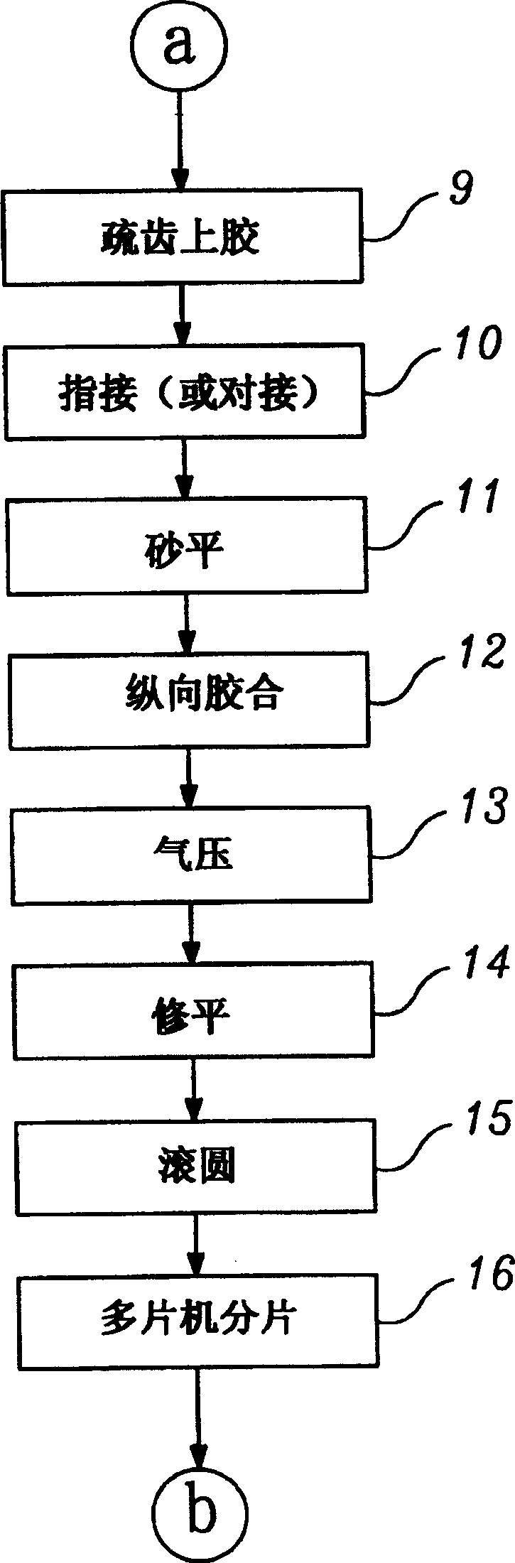 Bamboo louvre blade and its production method