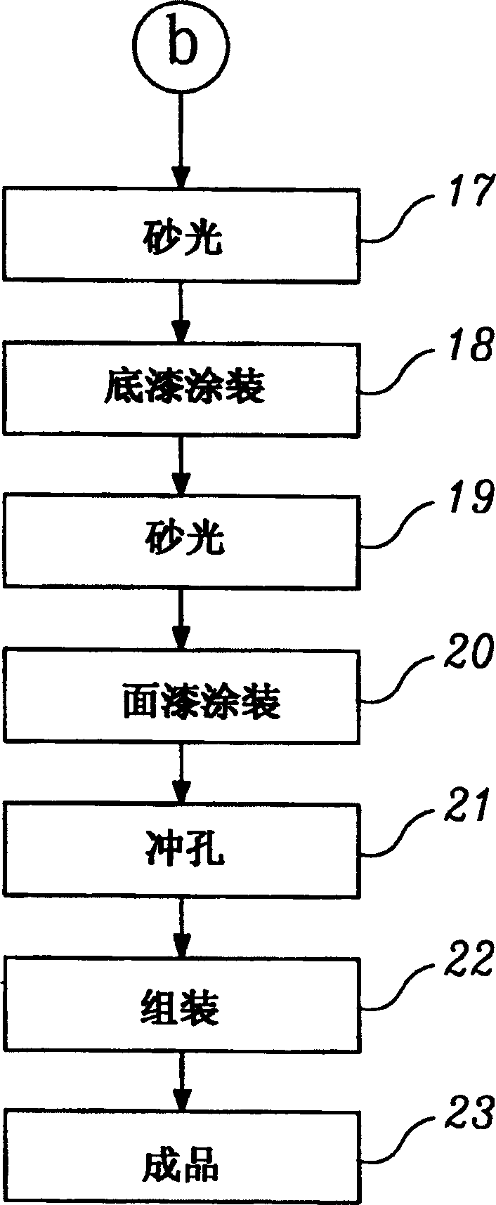 Bamboo louvre blade and its production method