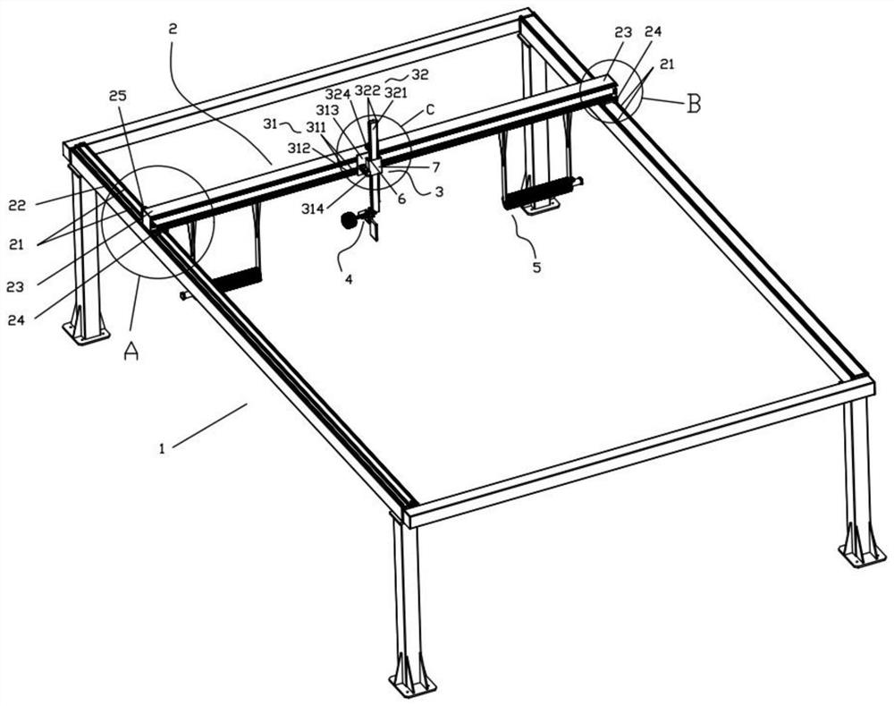 Lower die polishing device and polishing method