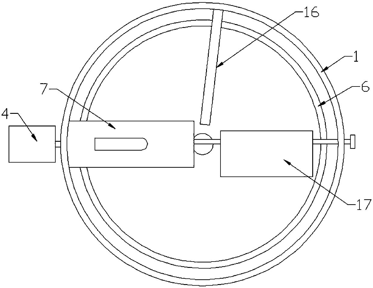 Continuous cleaning device for harvesting peanuts