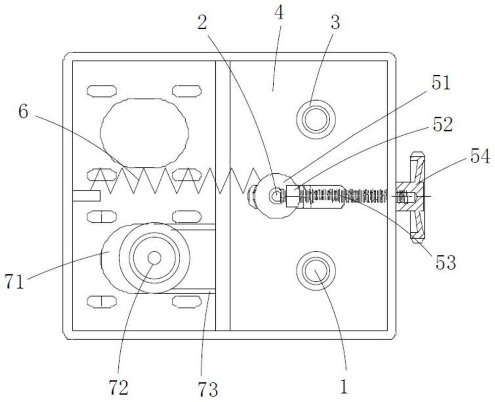 Yarn tension adjusting mechanism of warp knitting machine