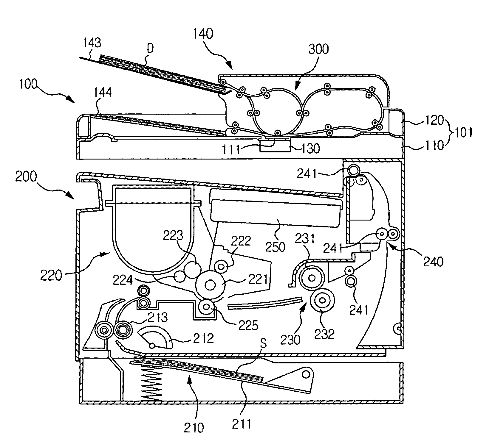 Image reading device and image forming apparatus having the same