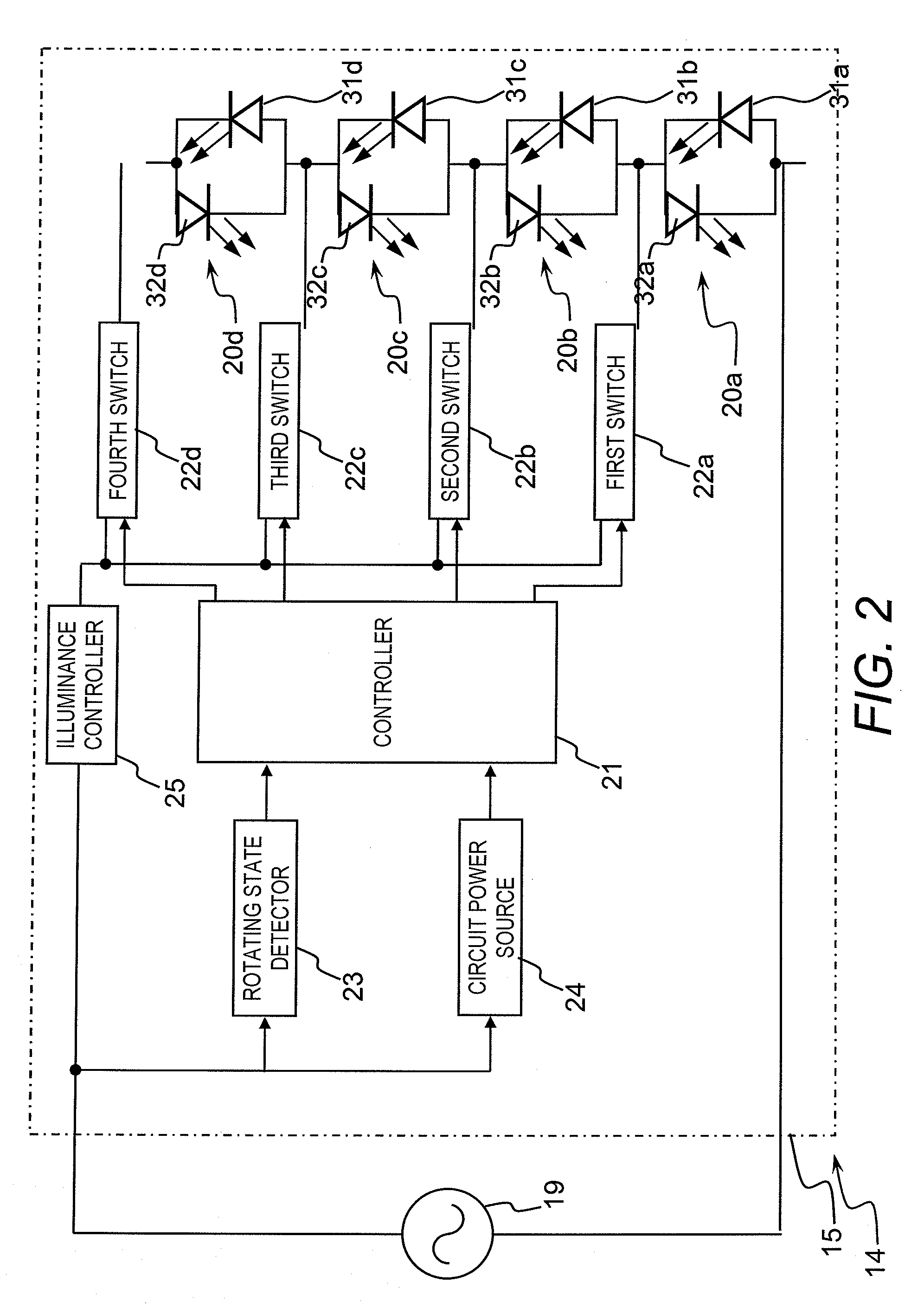 Bicycle illumination apparatus