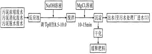 Method for removing nitrogen and phosphorus from wastewater of sludge treatment system