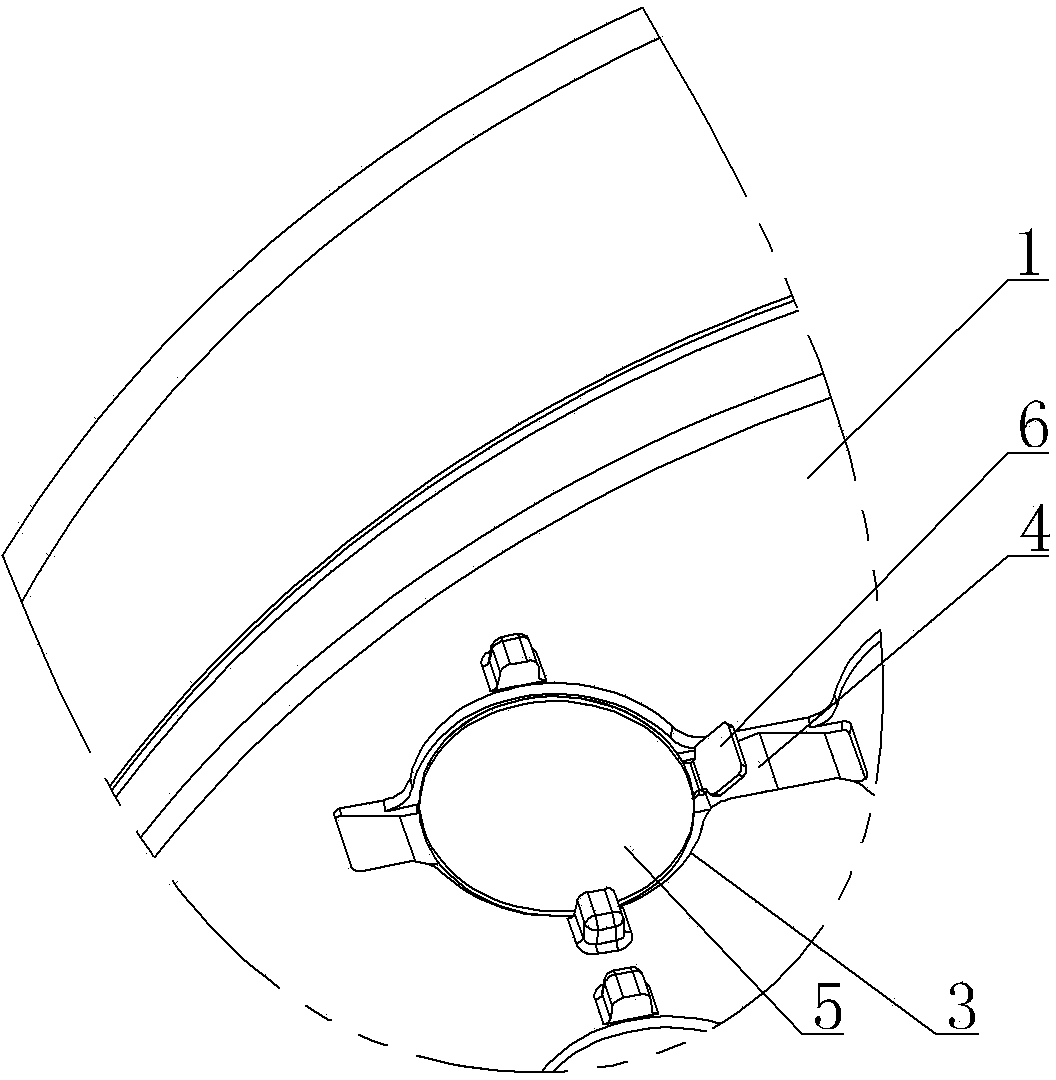 Slide structure for slide culture dish