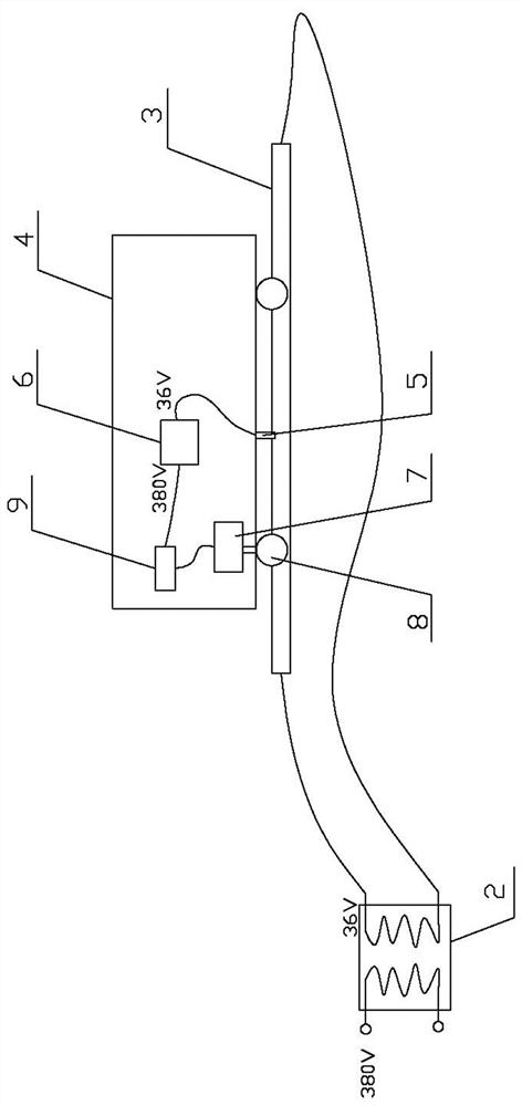 Low-voltage wireless self-walking system and using method thereof