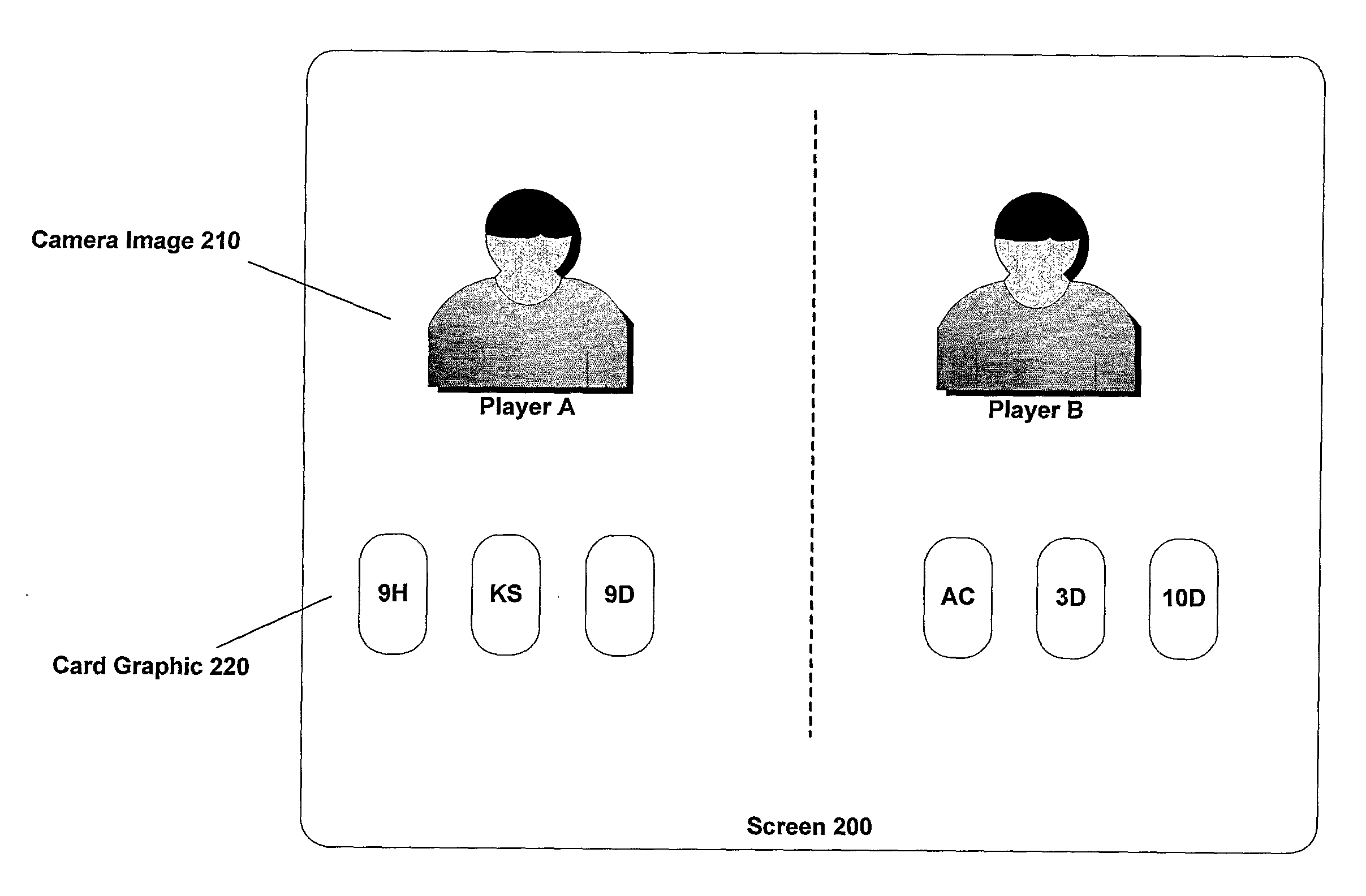 Method and apparatus for televising a card game