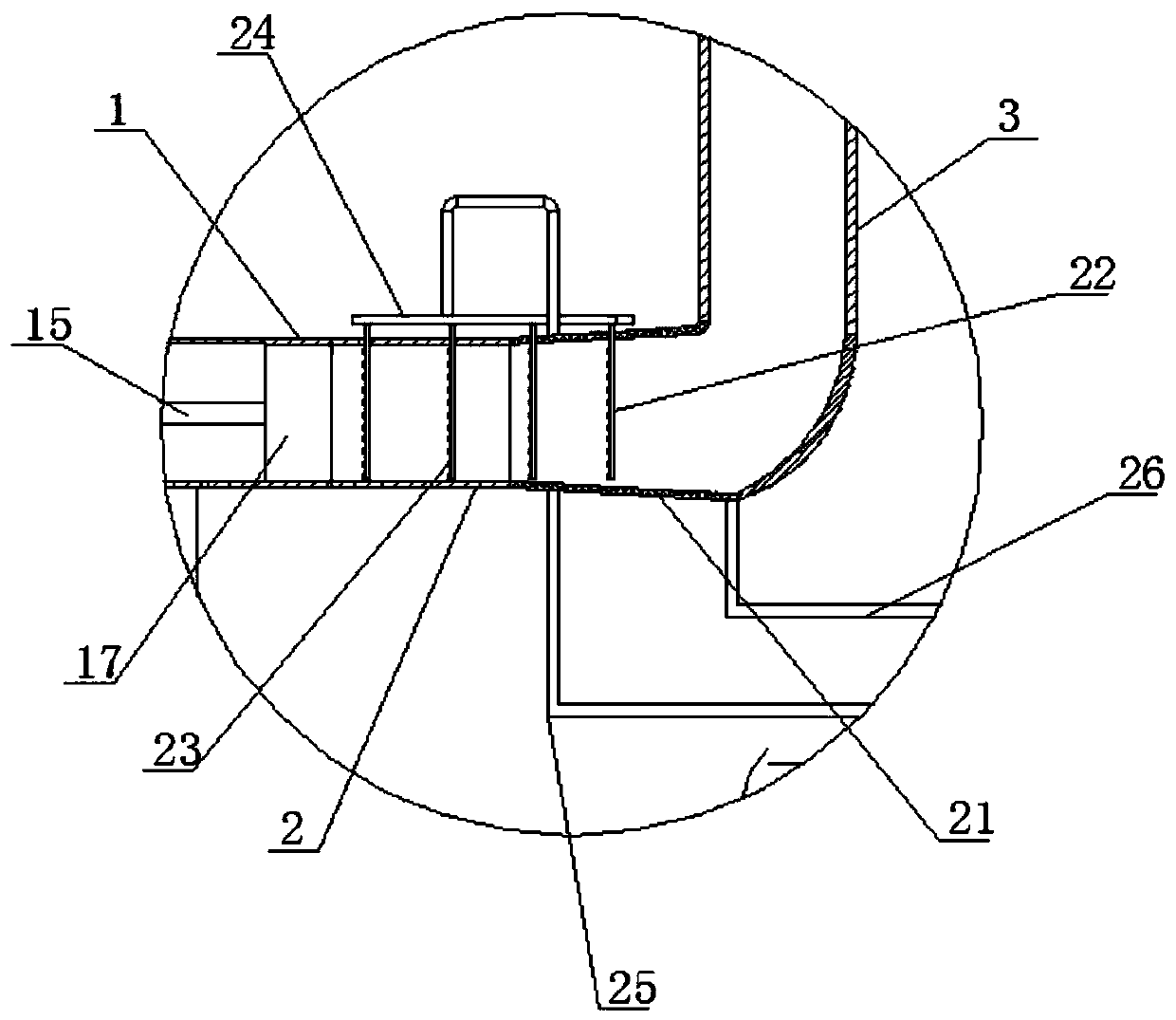 An electrical automation industrial dust removal device