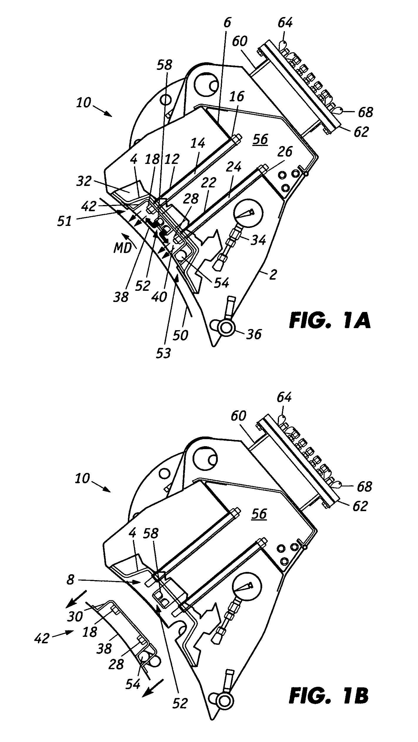 Drop-out steam profiling cartridge