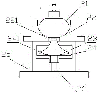 Processing device for stevia candy powder