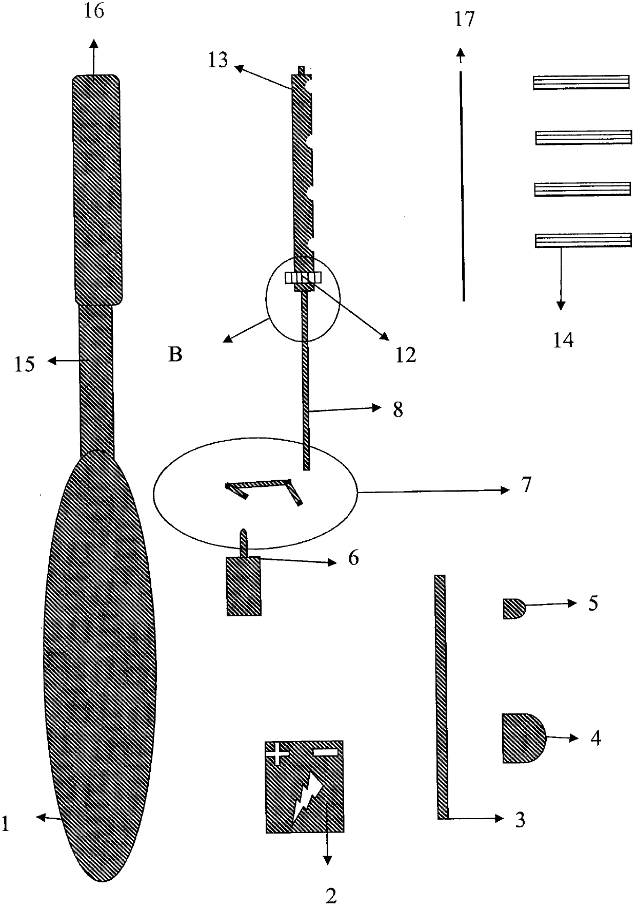 Toothbrush of which brush finish can be in reciprocating motion in direction of long axis