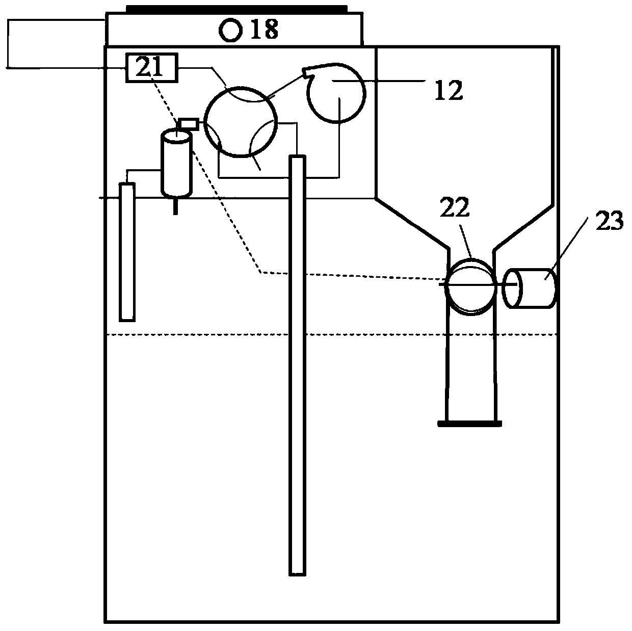 Split portable biomass gasifier