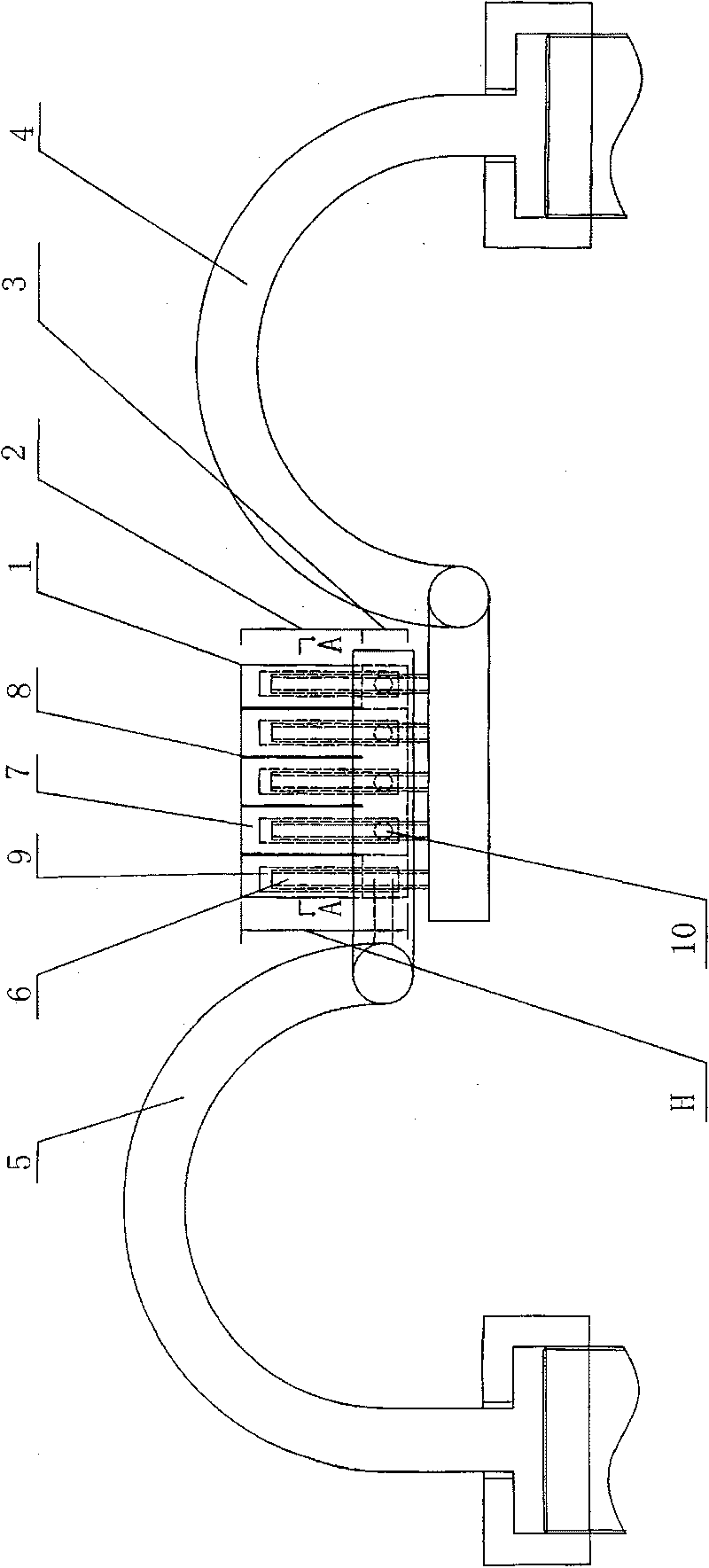 Short cold crucible for continuous melting and directional solidification flat blank