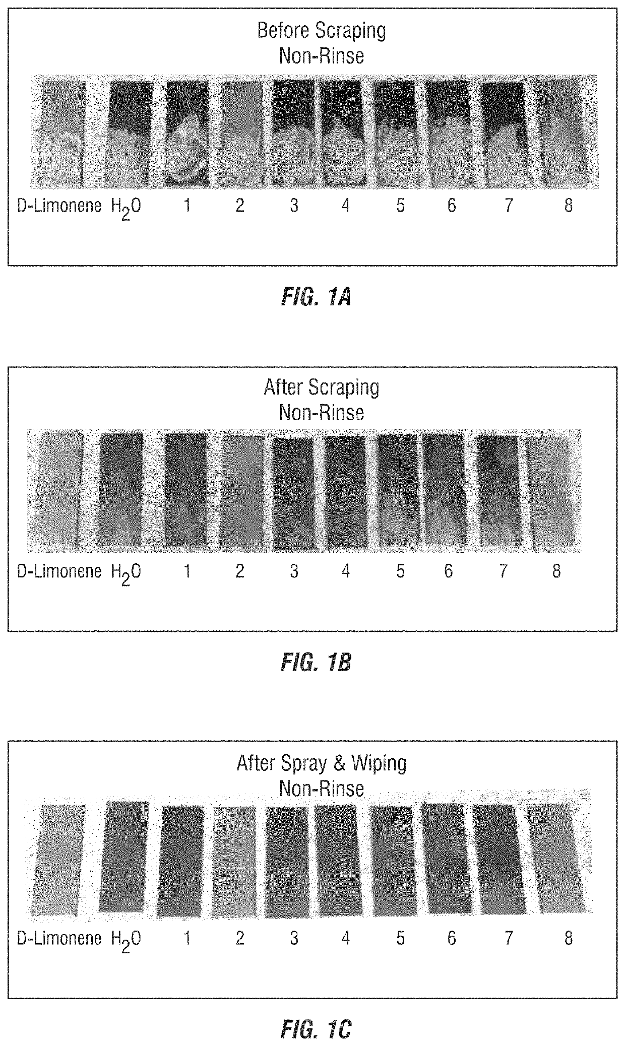 Methods and cleaning solutions for removing chewing gum and other sticky food substances