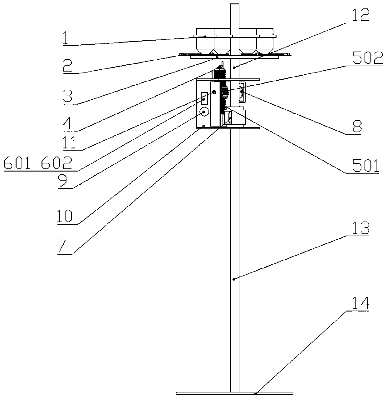 Automatic liquid changing device for intravenous infusion