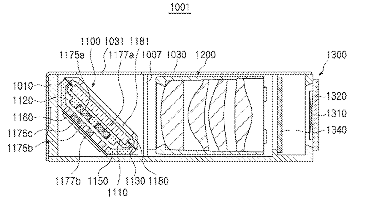 Reflecting module for ois and camera module including the same