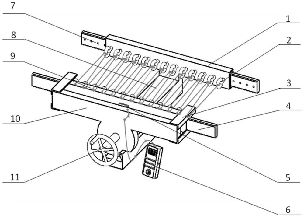 A portable fiber-reinforced composite material preparation device and its use method