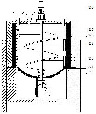 Alkyd resin production device