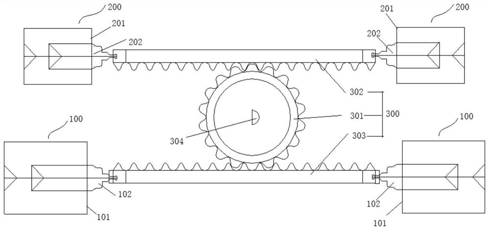 Ultra-fast dual-power switching mechanism and switching method